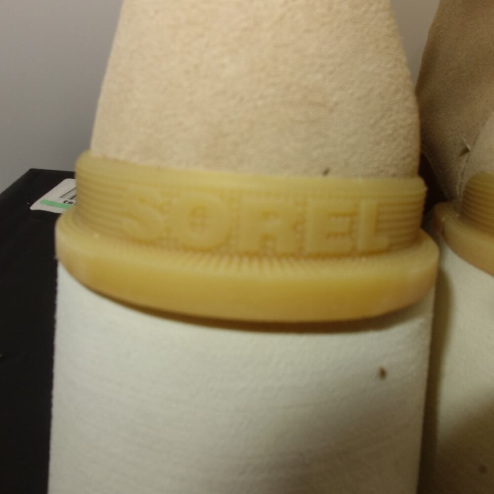 NEW Sorel Hi Line Lace Boots Bleached Ceramic Buff Tan Women's 10.5 - Picture 8 of 11